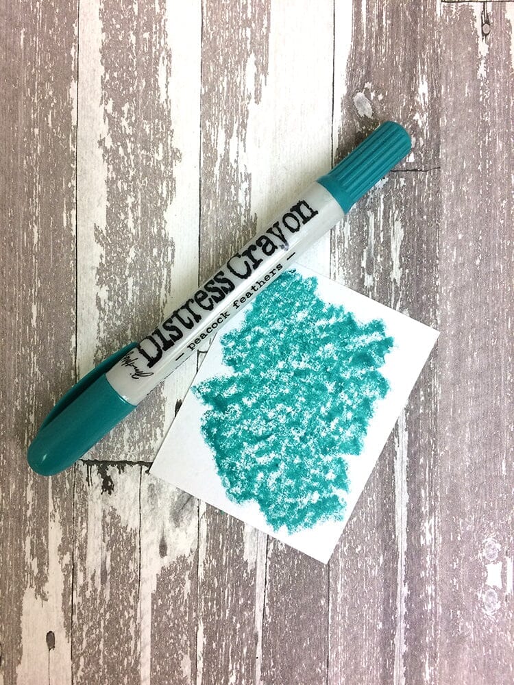 Tim Holtz Distress® Crayon Peacock Feathers Writing & Coloring Distress 