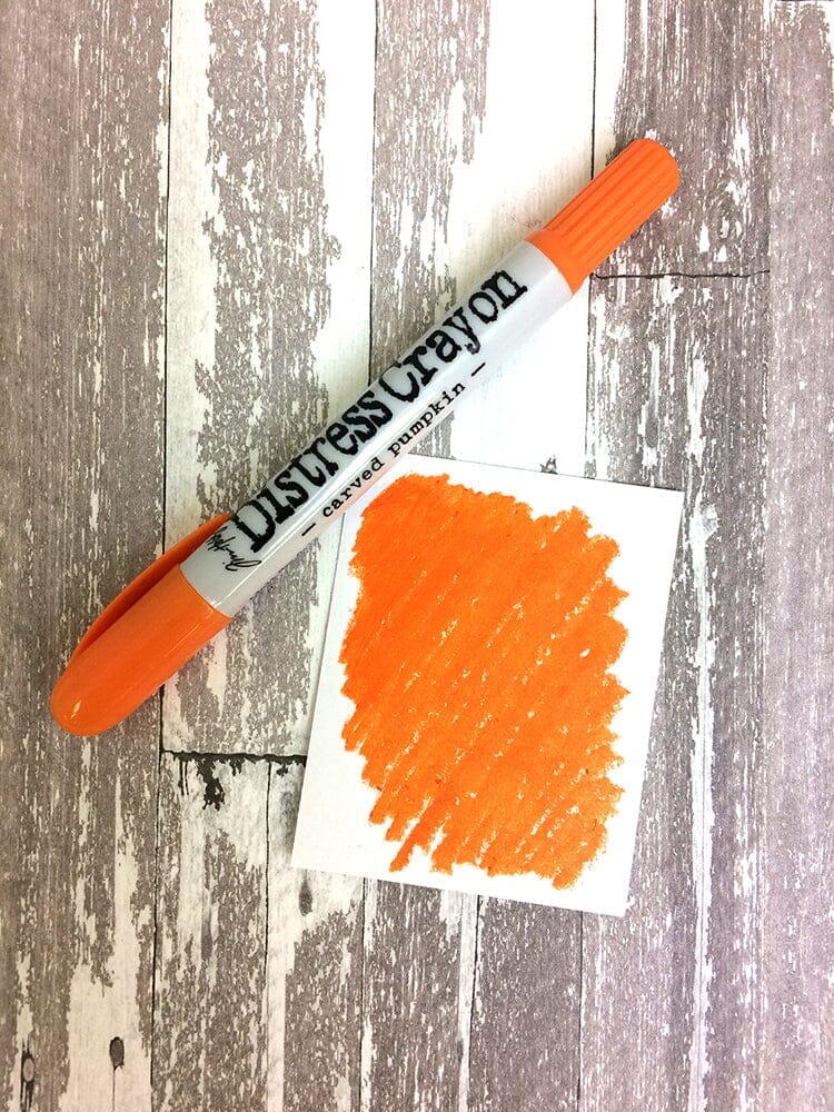 Tim Holtz Distress® Crayon Carved Pumpkin Writing & Coloring Distress 