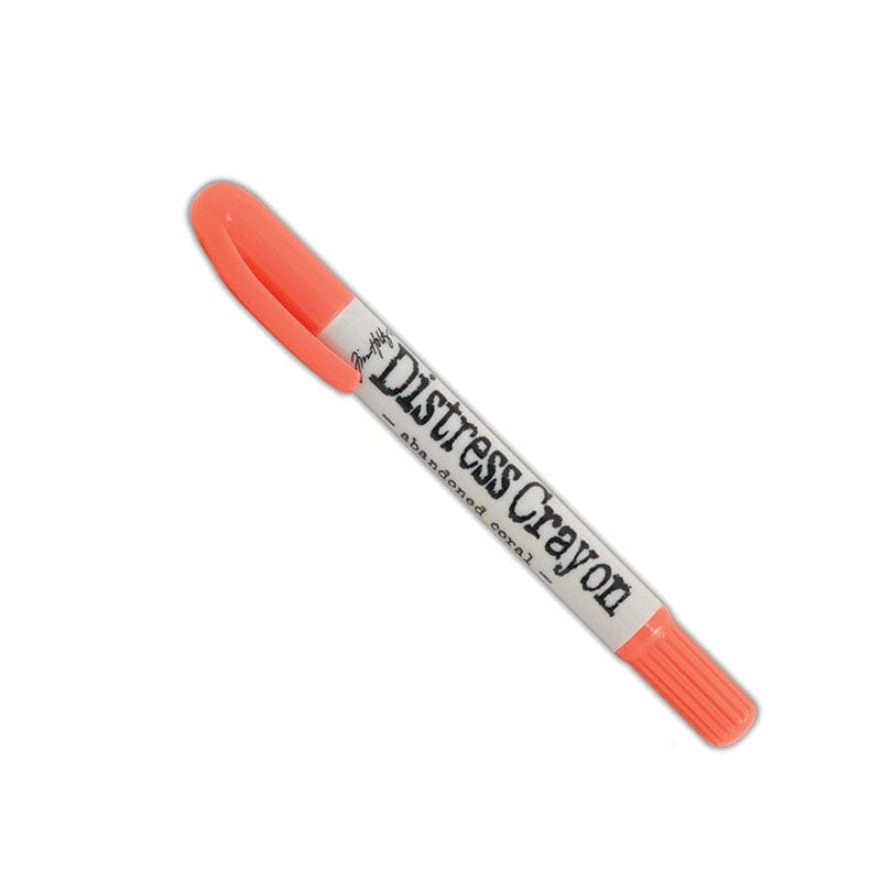 Tim Holtz Distress® Crayon Abandoned Coral Writing & Coloring Distress 