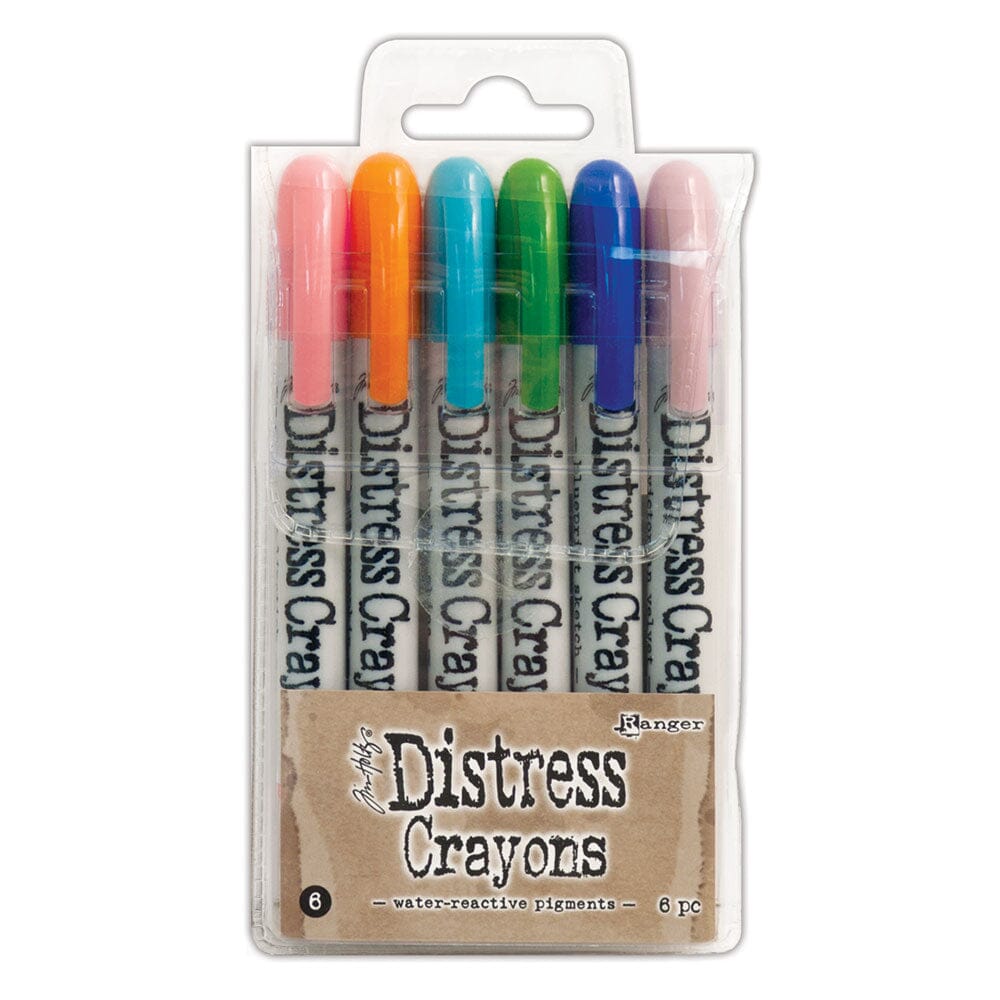 Tim Holtz Distress® Crayons Set 6 Kits Distress 