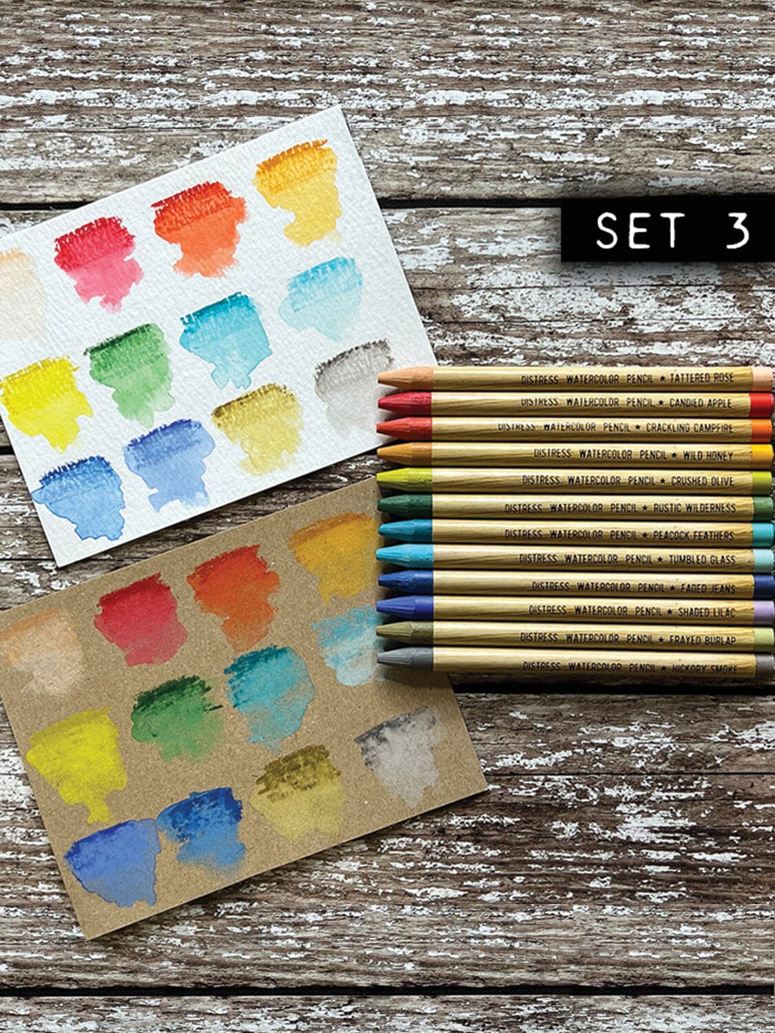 Tim Holtz Distress® Watercolor Pencils Set 3 Writing & Coloring Distress 