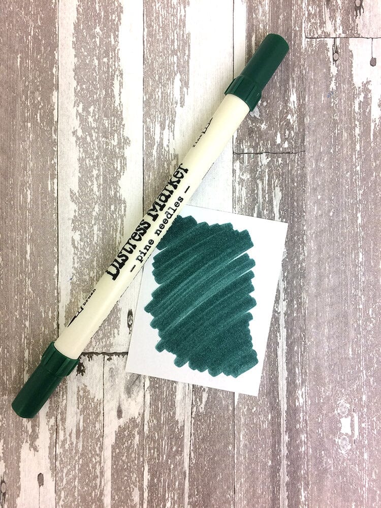 Tim Holtz Distress® Dual Tip Marker Pine Needles Writing & Coloring Distress 