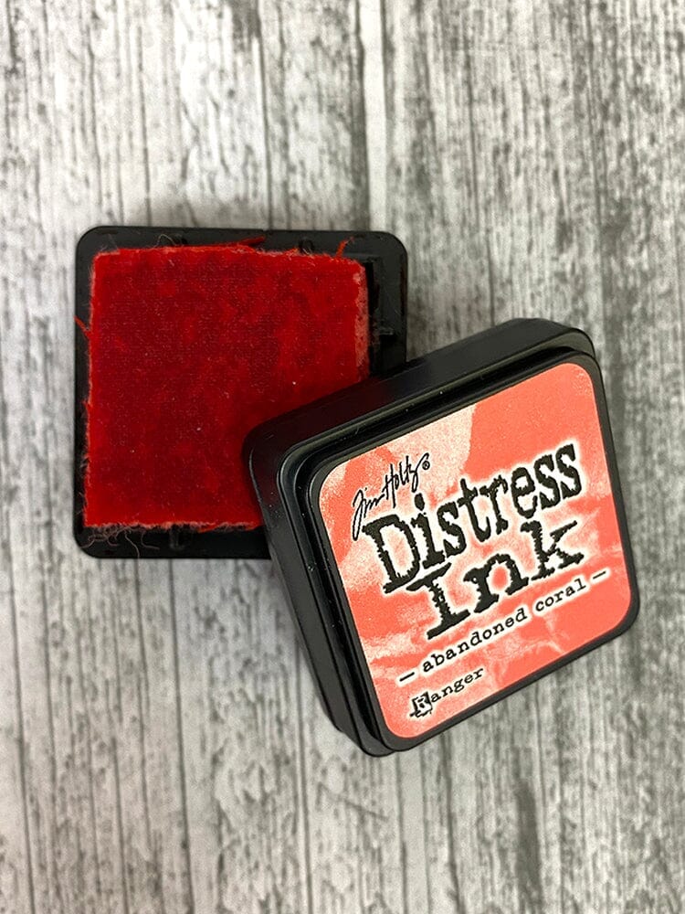 Tim Holtz Mini Distress® Ink Pad Abandoned Coral Ink Pad Distress 