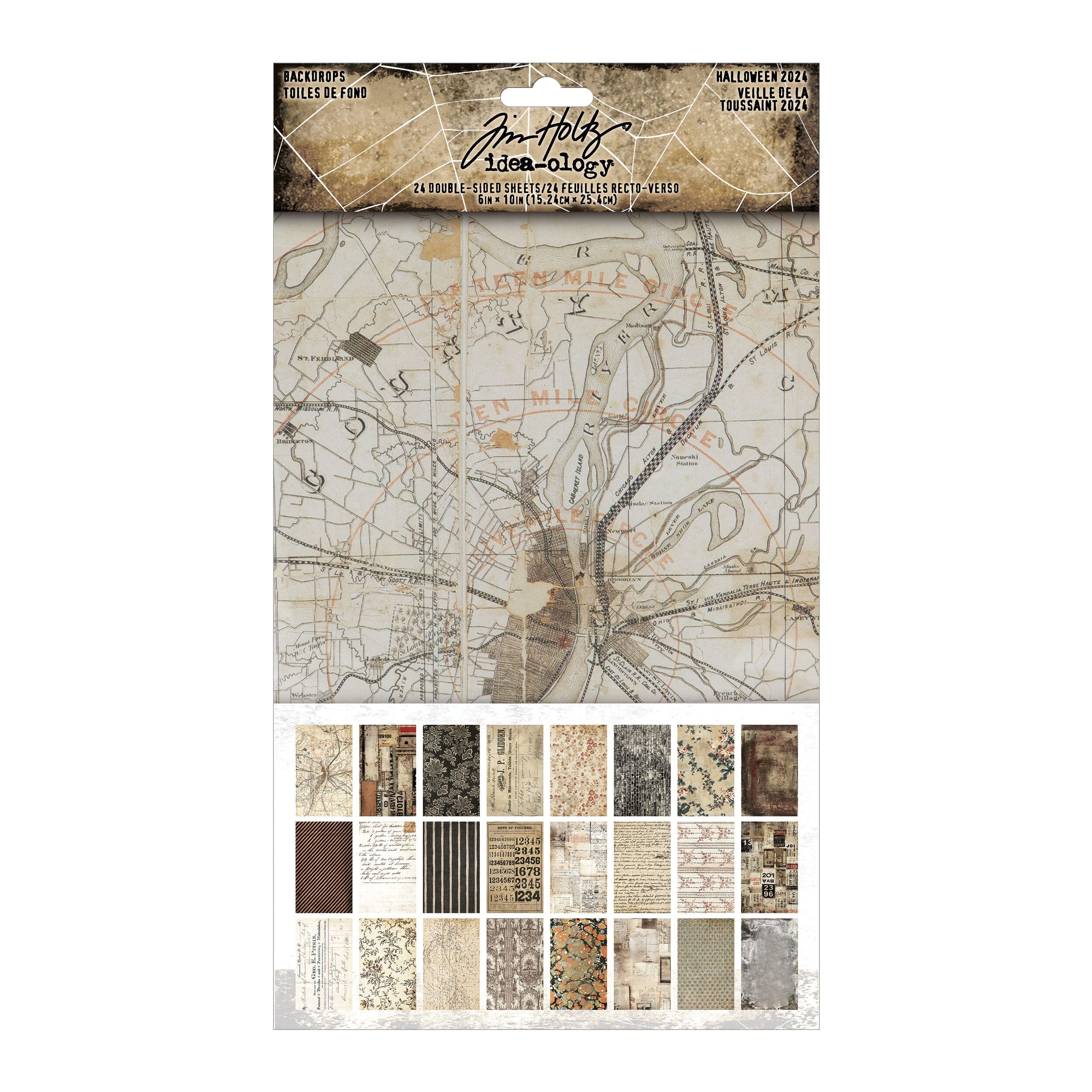 Tim Holtz Idea-ology Backdrops Tim Holtz Other 