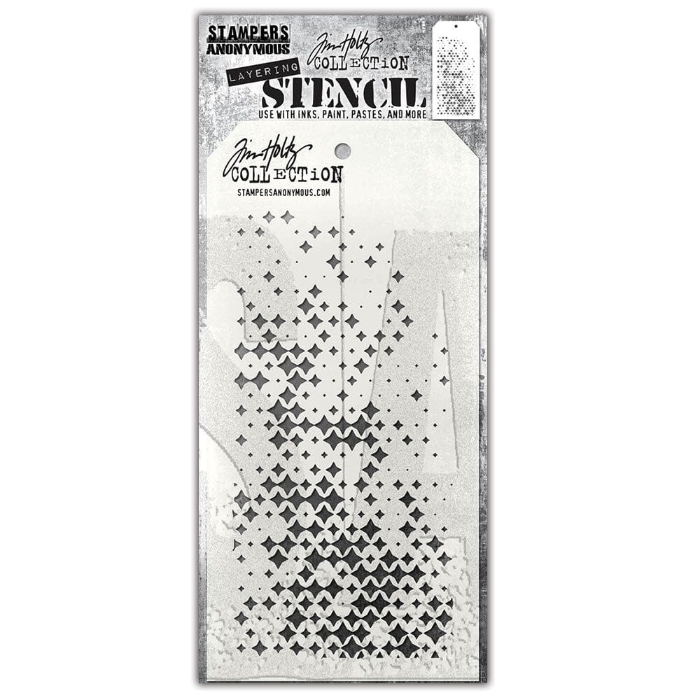 Tim Holtz Stampers Anonymous Layering Stencil Sparkle Fade Stampers Anonymous Tim Holtz Other 