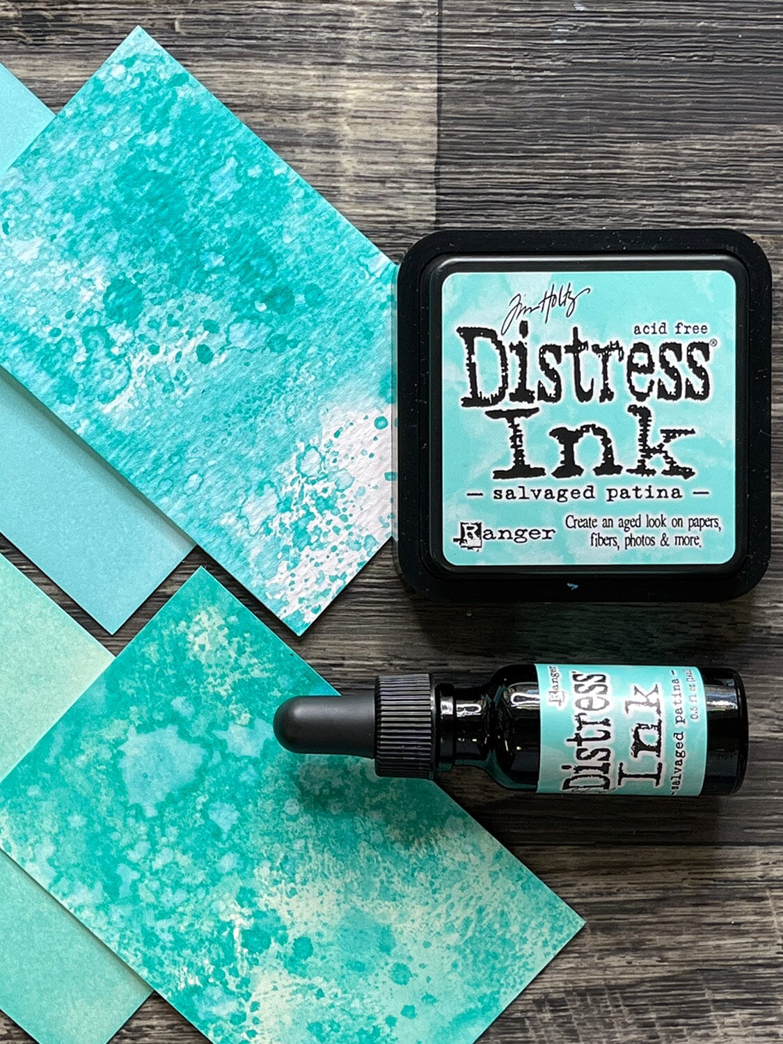 Tim Holtz Distress® Ink Pad Salvaged Patina Ink Pad Distress 