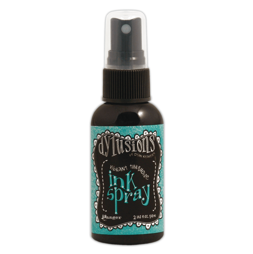 Dylusions Ink Sprays Vibrant Turquoise, 2oz Sprays Dylusions 