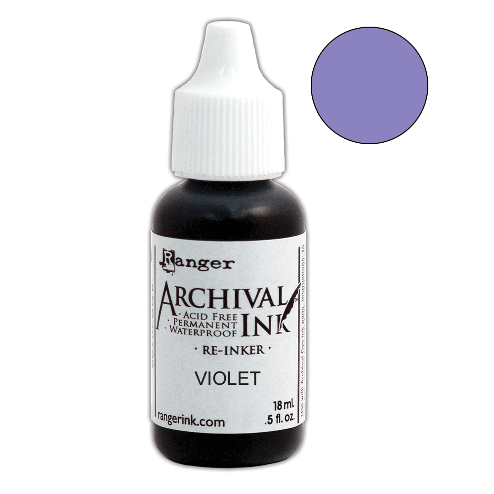 Wendy Vecchi Archival Ink™ Pad Re-Inker Violet, 0.5oz Ink Wendy Vecchi 