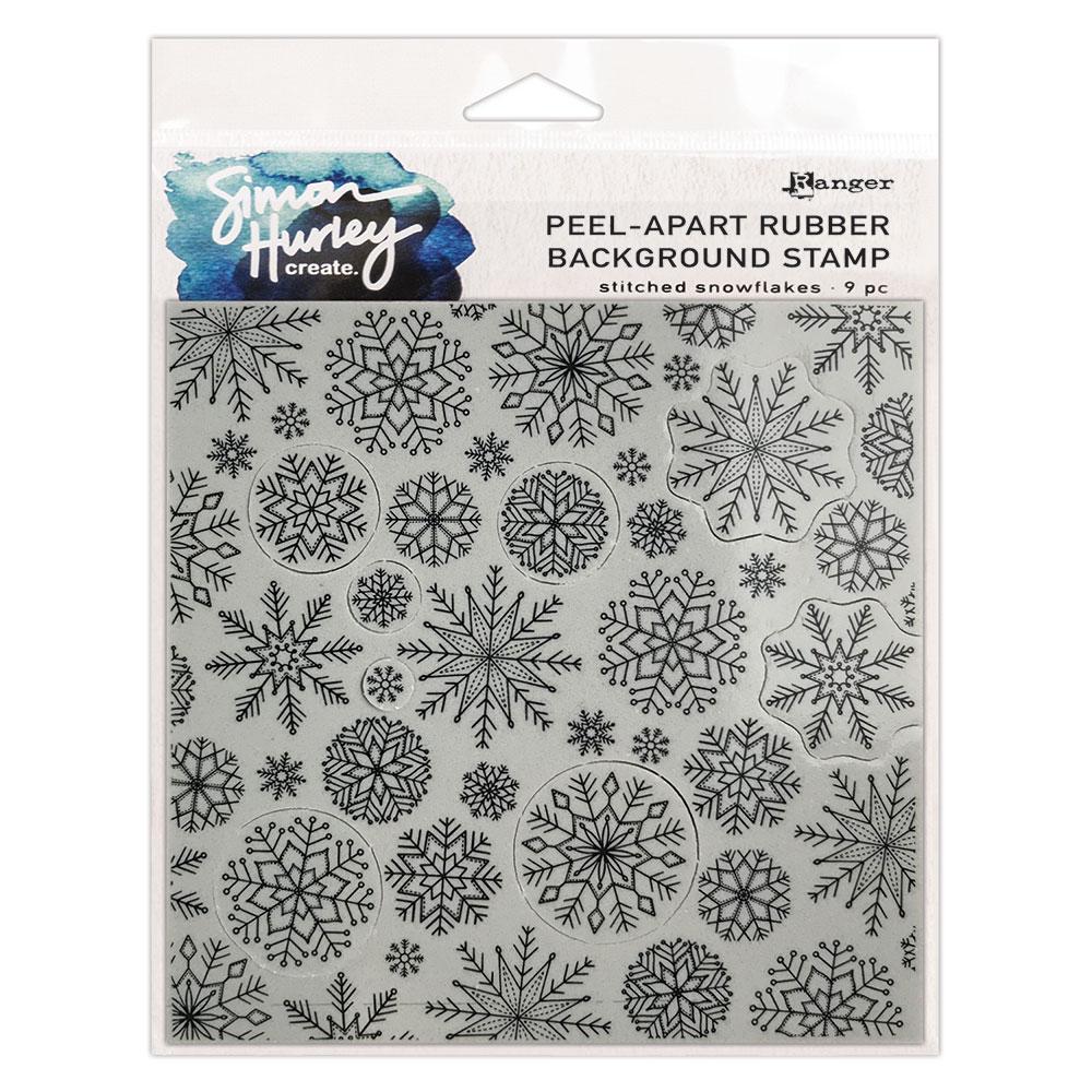 Simon Hurley create. Background Stamp Stitched Snowflakes Stamps Simon Hurley 