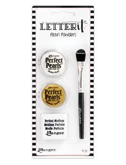 Letter It™ Perfect Pearl Kit 2, 4pc Pigment Powders Letter It 