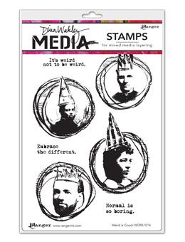 Dina Wakley Media Stamps Weird is Good Stamps Dina Wakley Media 