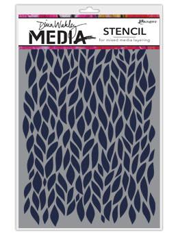 Dina Wakley Media Stencils Leafy Stencil Dina Wakley Media 