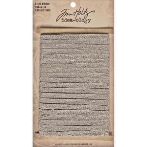 Tim Holtz® Idea-ology Trimmings - Linen Ribbon, 10yds Idea-ology Tim Holtz Other 